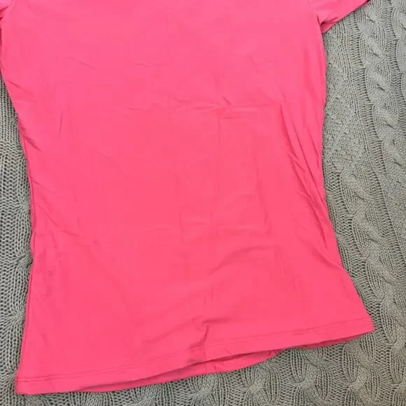 Abercrombie & Fitch Pink Women's Short Sleeve Tee Performance Material ~ S/M - Picture 11 of 11
